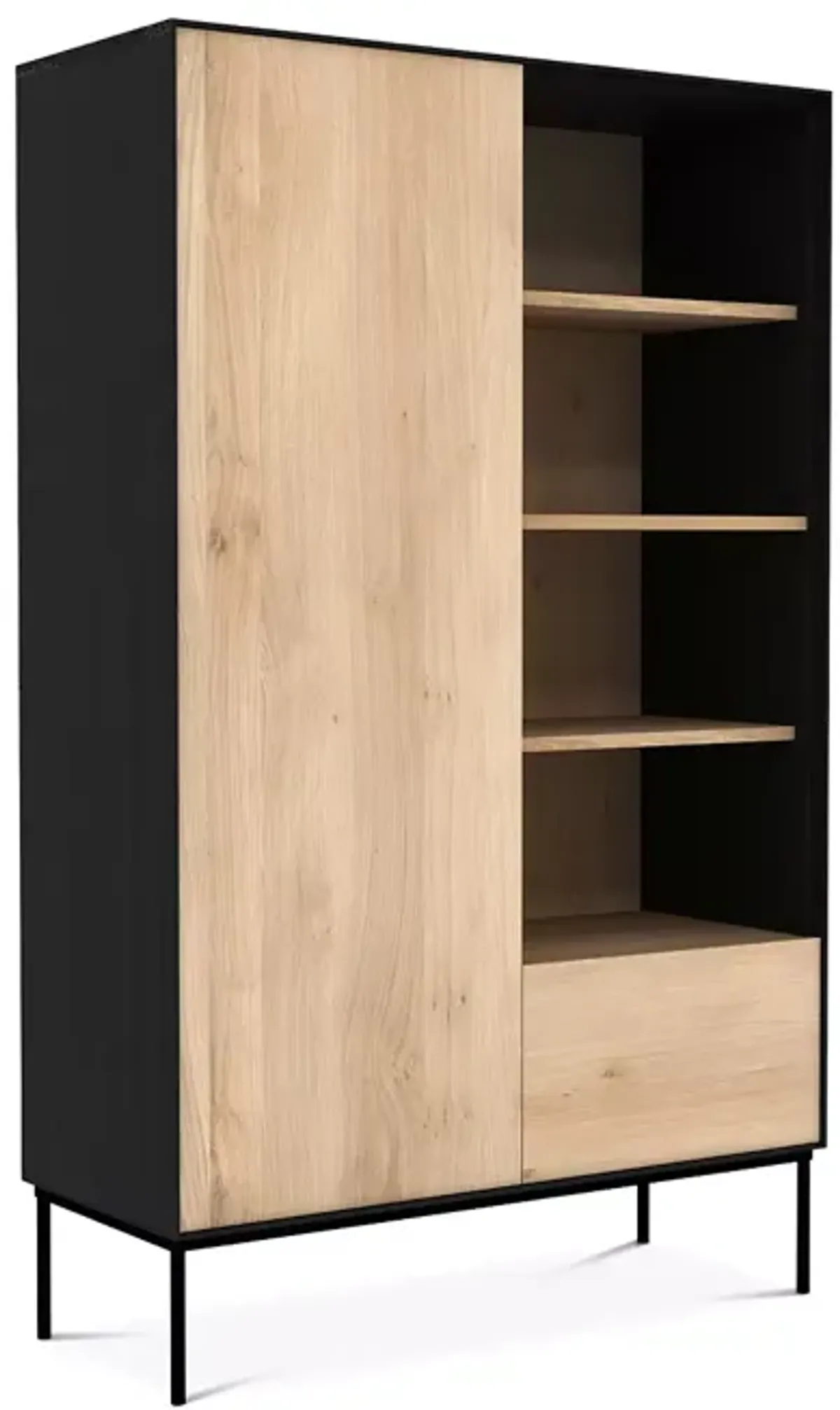 Ethnicraft Oak Blackbird 1-Door Cupboard