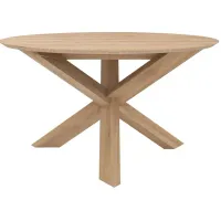 Ethnicraft Circle Dining Table, 64"