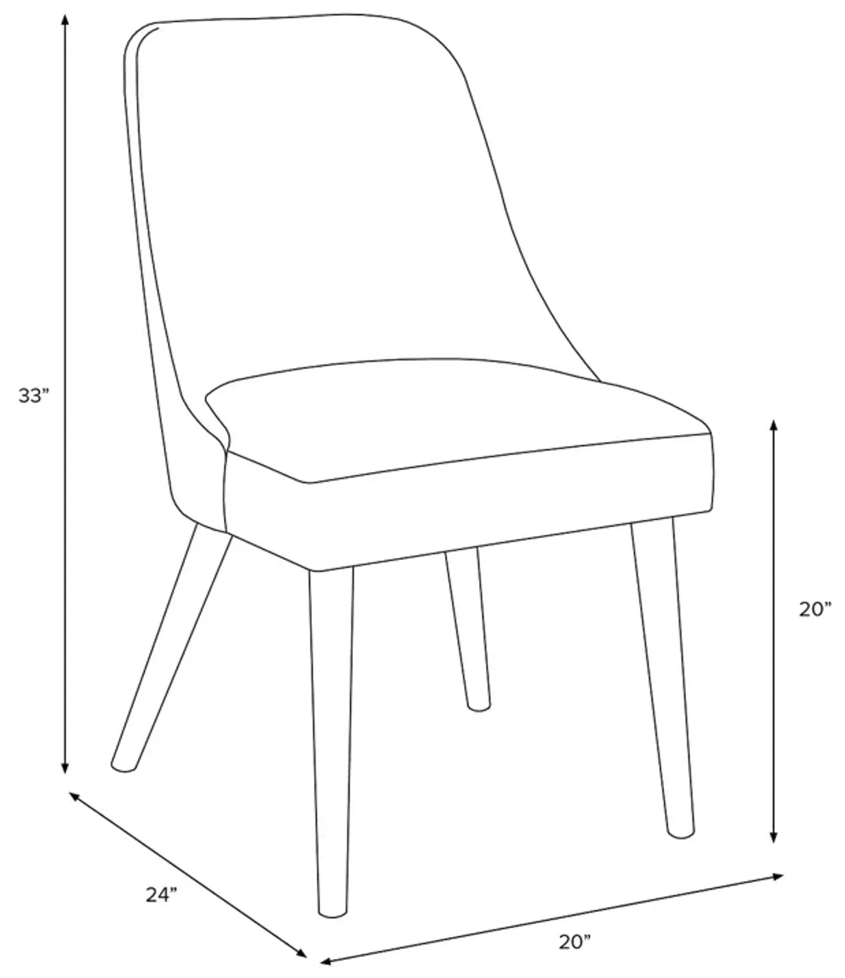 Sparrow & Wren Anita Dining Chair