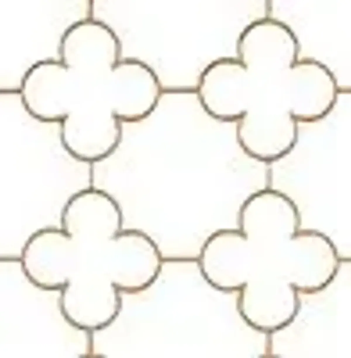 Safavieh Morris Lattice 62.5" Metal Bed - Queen