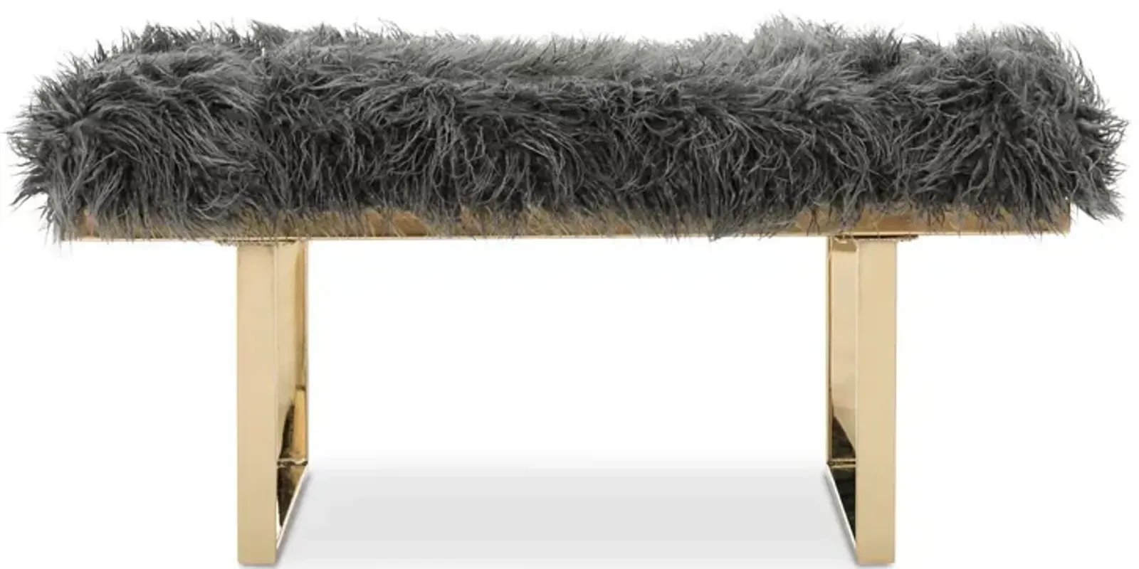 Safavieh Maia Faux Sheepskin Bench