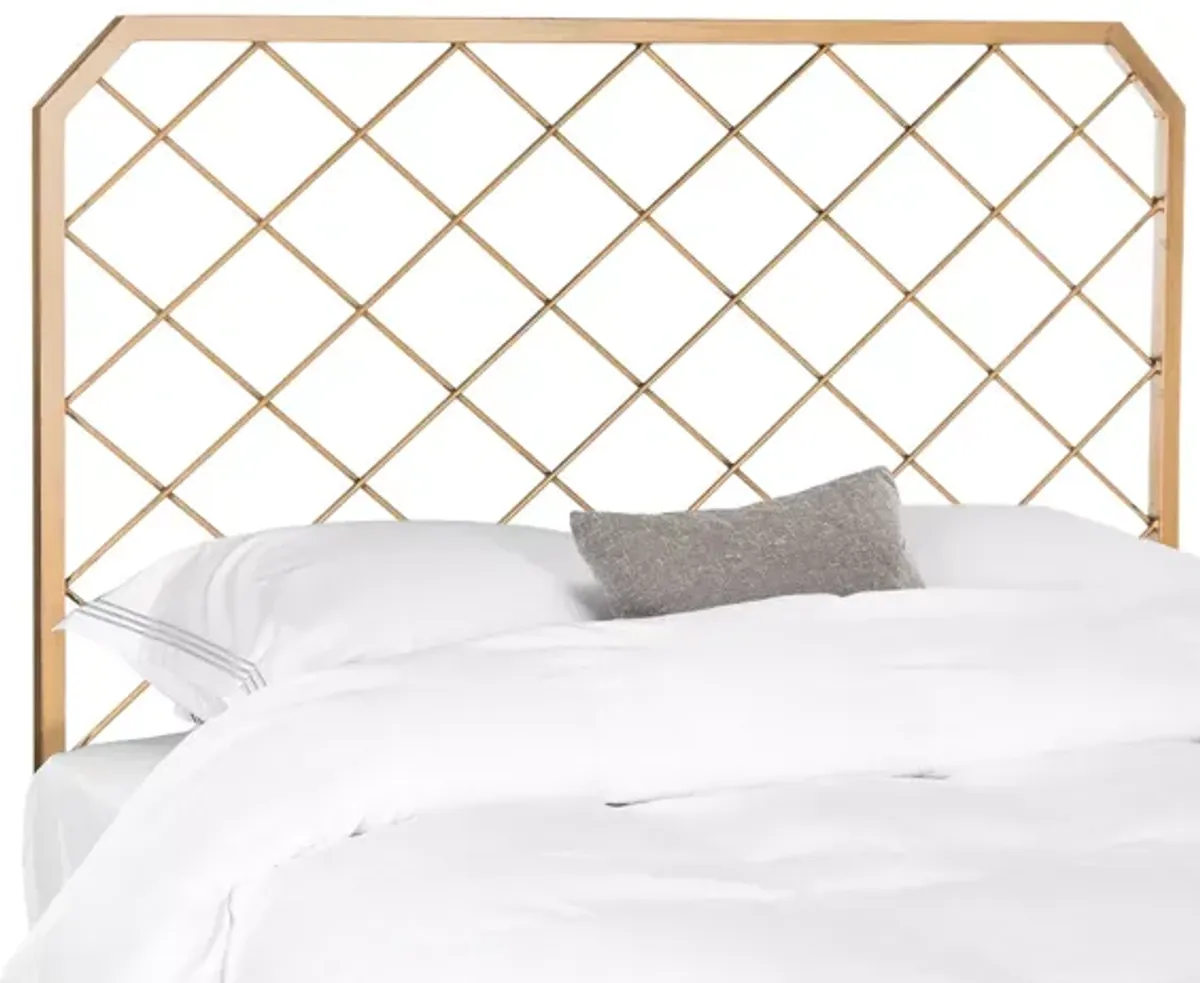 SAFAVIEH Stitch Metal Mesh Headboard, Queen