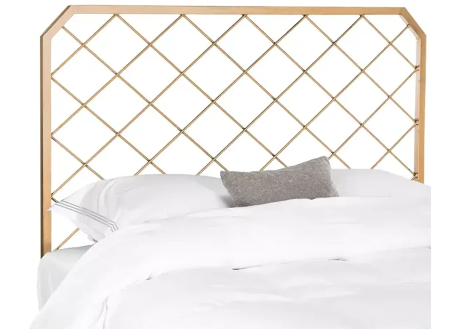 SAFAVIEH Stitch Metal Mesh Headboard, Queen