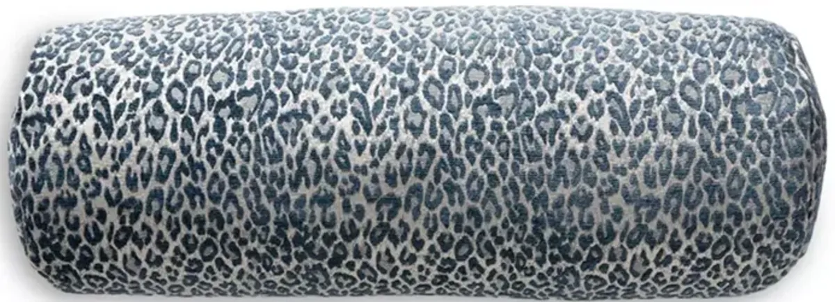 Scalamandre Leopard Bolster Decorative Pillow, 21" x 7"