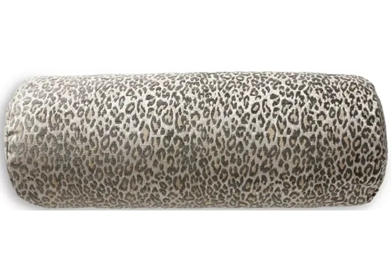 Scalamandre Leopard Bolster Decorative Pillow, 21" x 7"