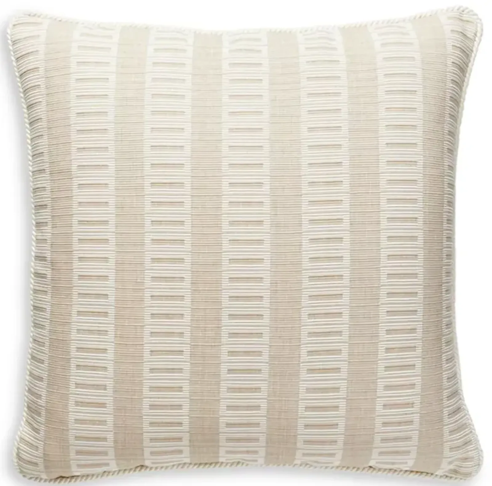 Scalamandre Lark Stripe Decorative Pillow, 22" x 22"