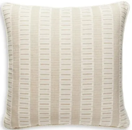 Scalamandre Lark Stripe Decorative Pillow, 22" x 22"