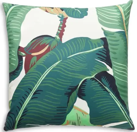 Scalamandre Hinson Palm Decorative Pillow, 22" x 22"