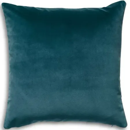 Scalamandre Torino Velvet Decorative Pillow, 22" x 22"