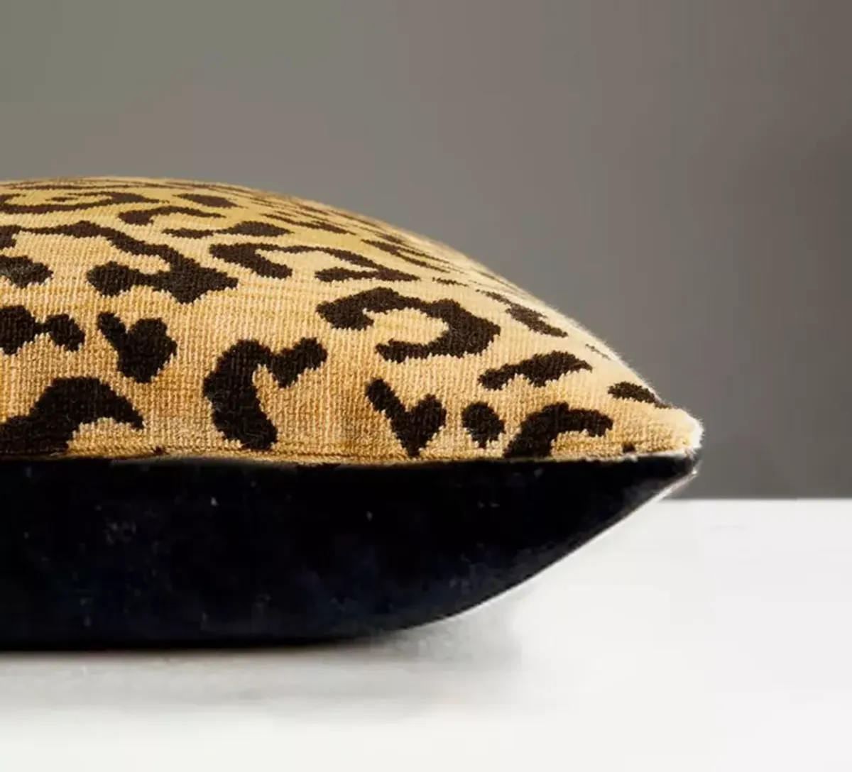 Scalamandre Leopardo/Indus Decorative Pillow, 22" x 22"