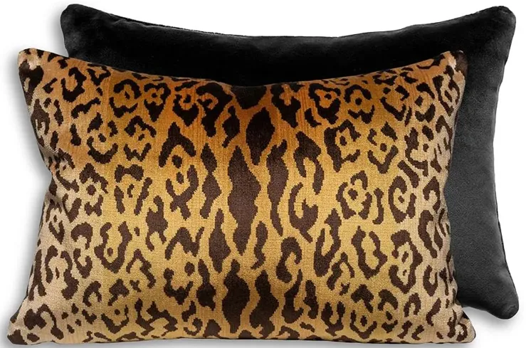 Leopardo/Indus Lumbar Decorative Pillow, 22" x 14"
