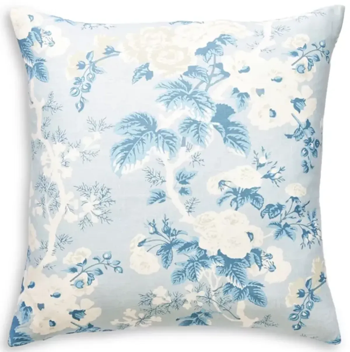 Scalamandre Ascot Linen Print Pillow