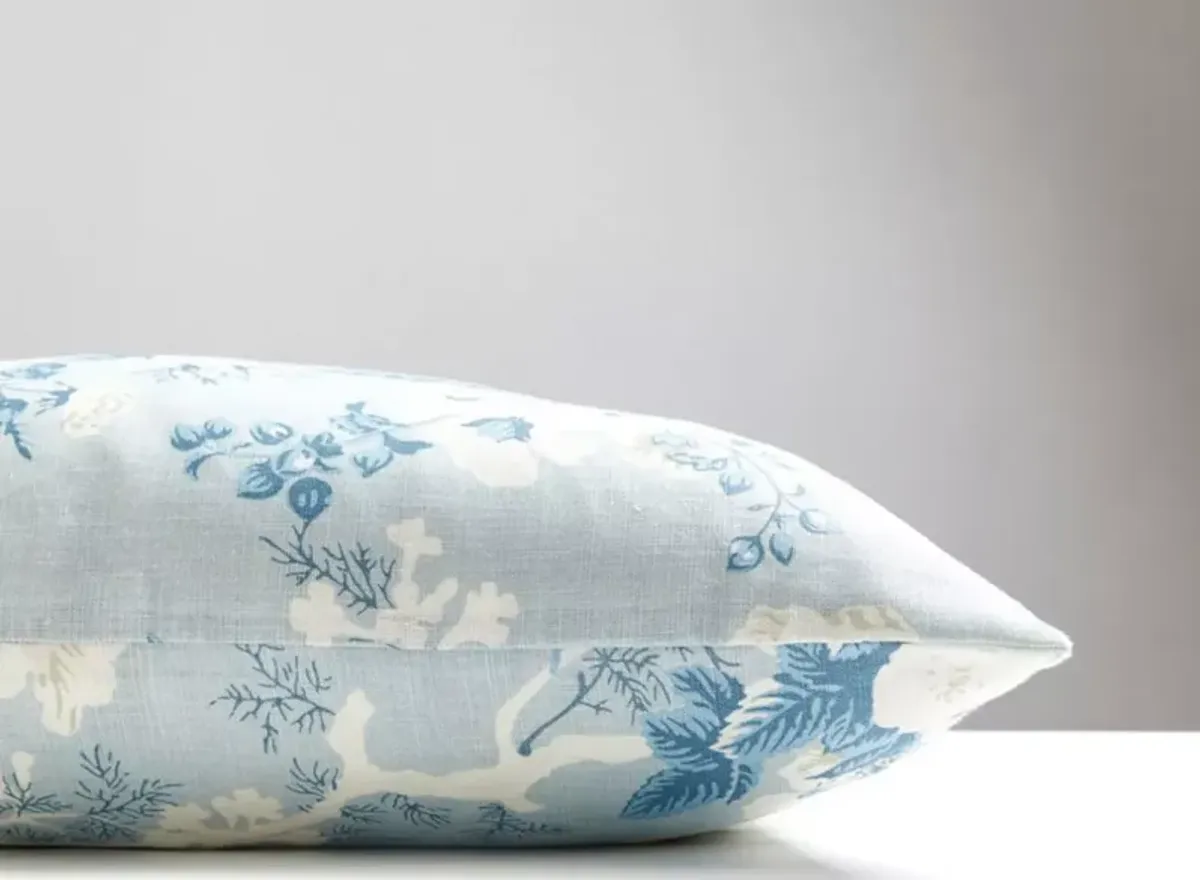 Scalamandre Ascot Linen Print Pillow