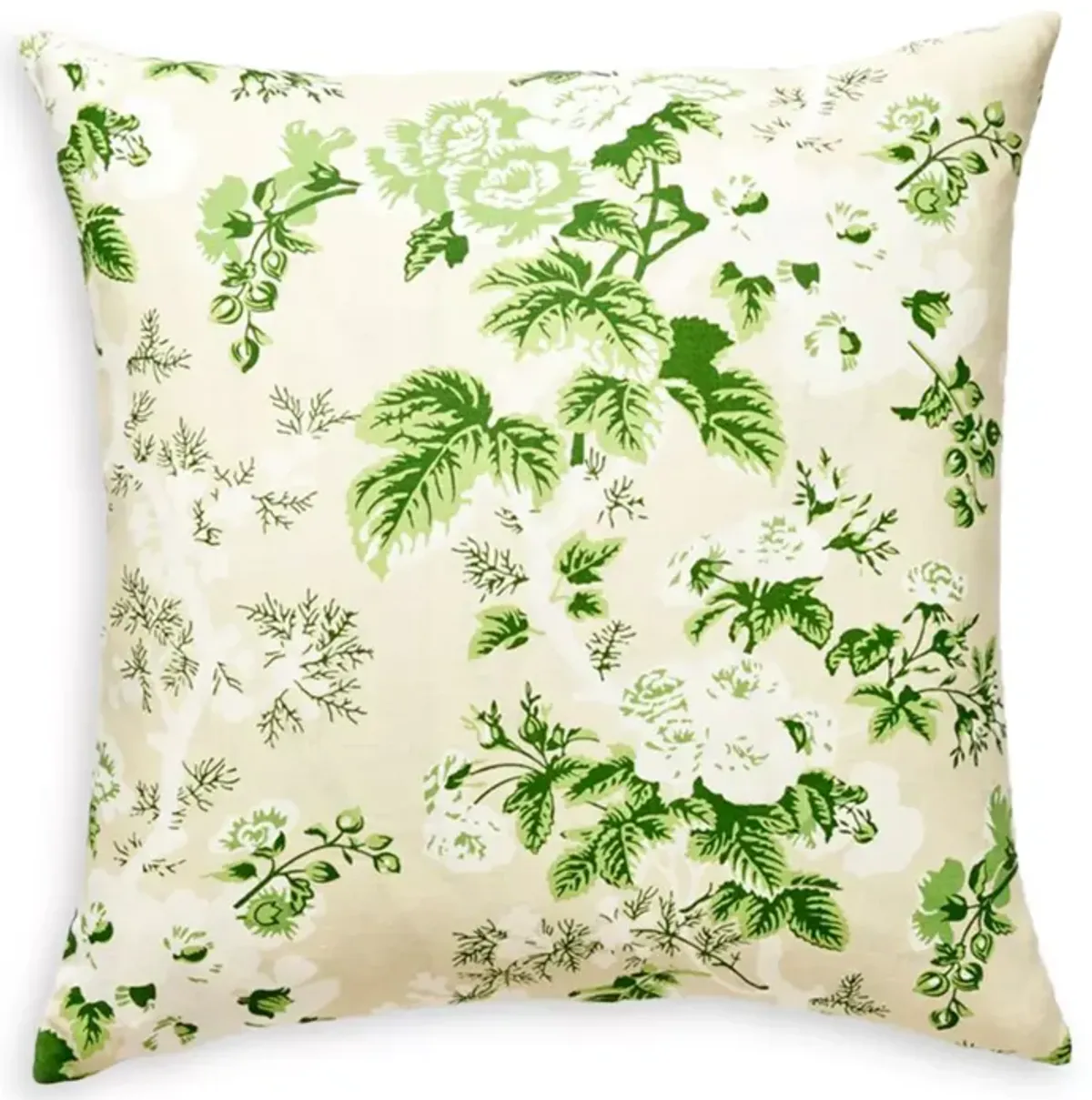 Scalamandre Ascot Linen Print Pillow