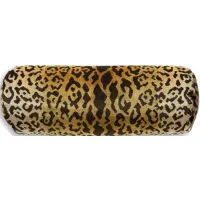 Scalamandre Leopardo Bolster Decorative Pillow, 21" x 7"