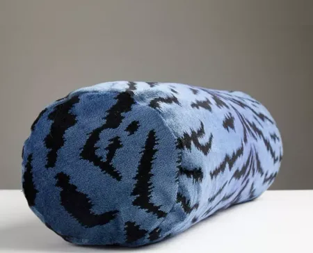 Scalamandre Tigre Bolster Decorative Pillow, 21" x 7"