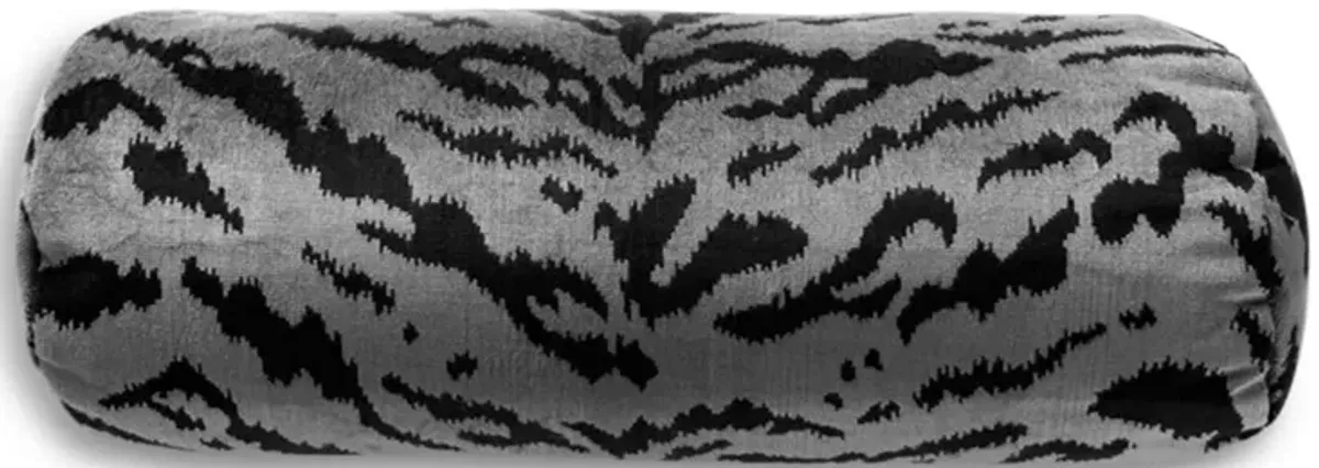 Scalamandre Tigre Bolster Decorative Pillow, 21" x 7"