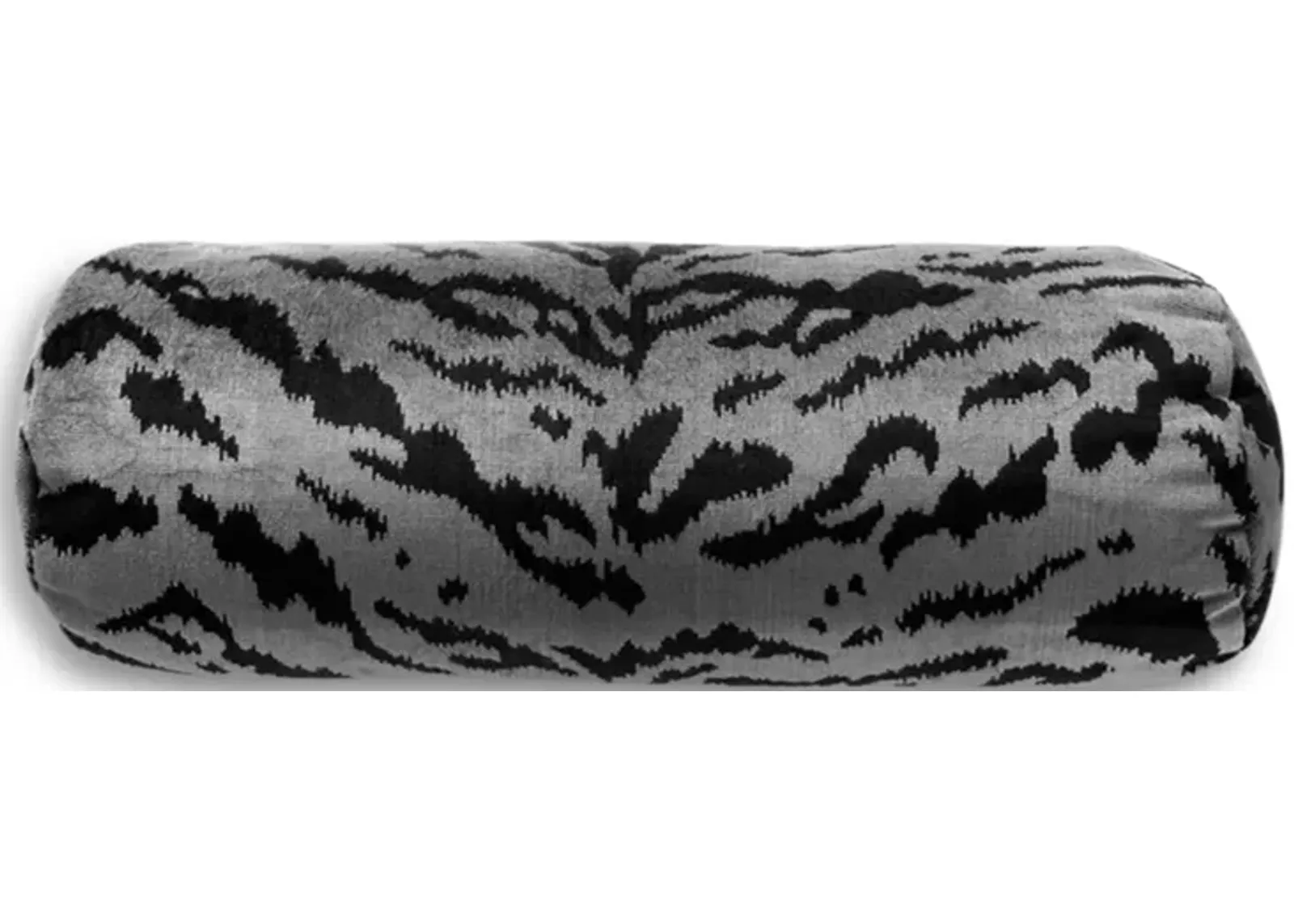 Scalamandre Tigre Bolster Decorative Pillow, 21" x 7"