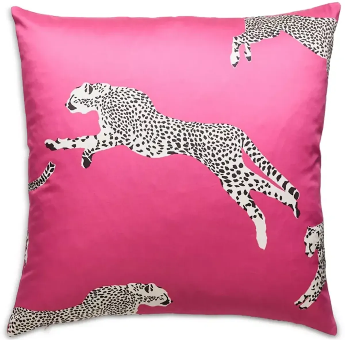 Scalamandre Leaping Cheetah Decorative Pillow, 22" x 22"