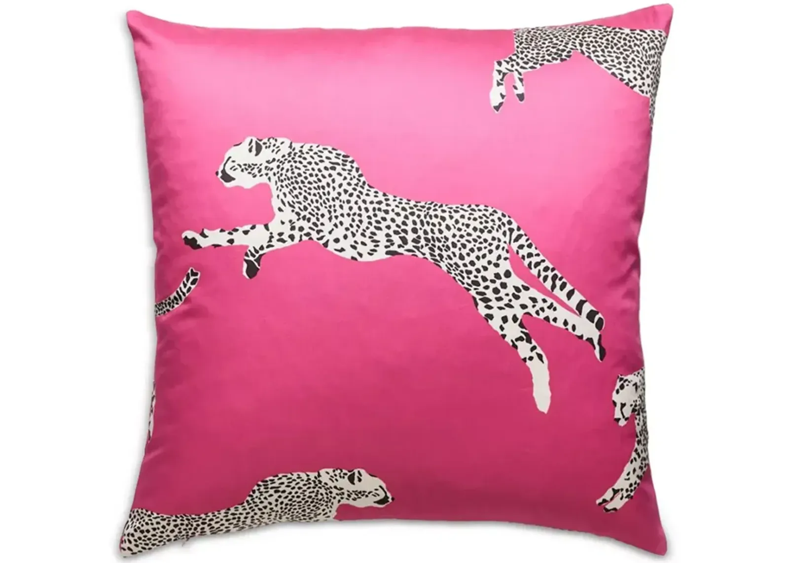 Scalamandre Leaping Cheetah Decorative Pillow, 22" x 22"