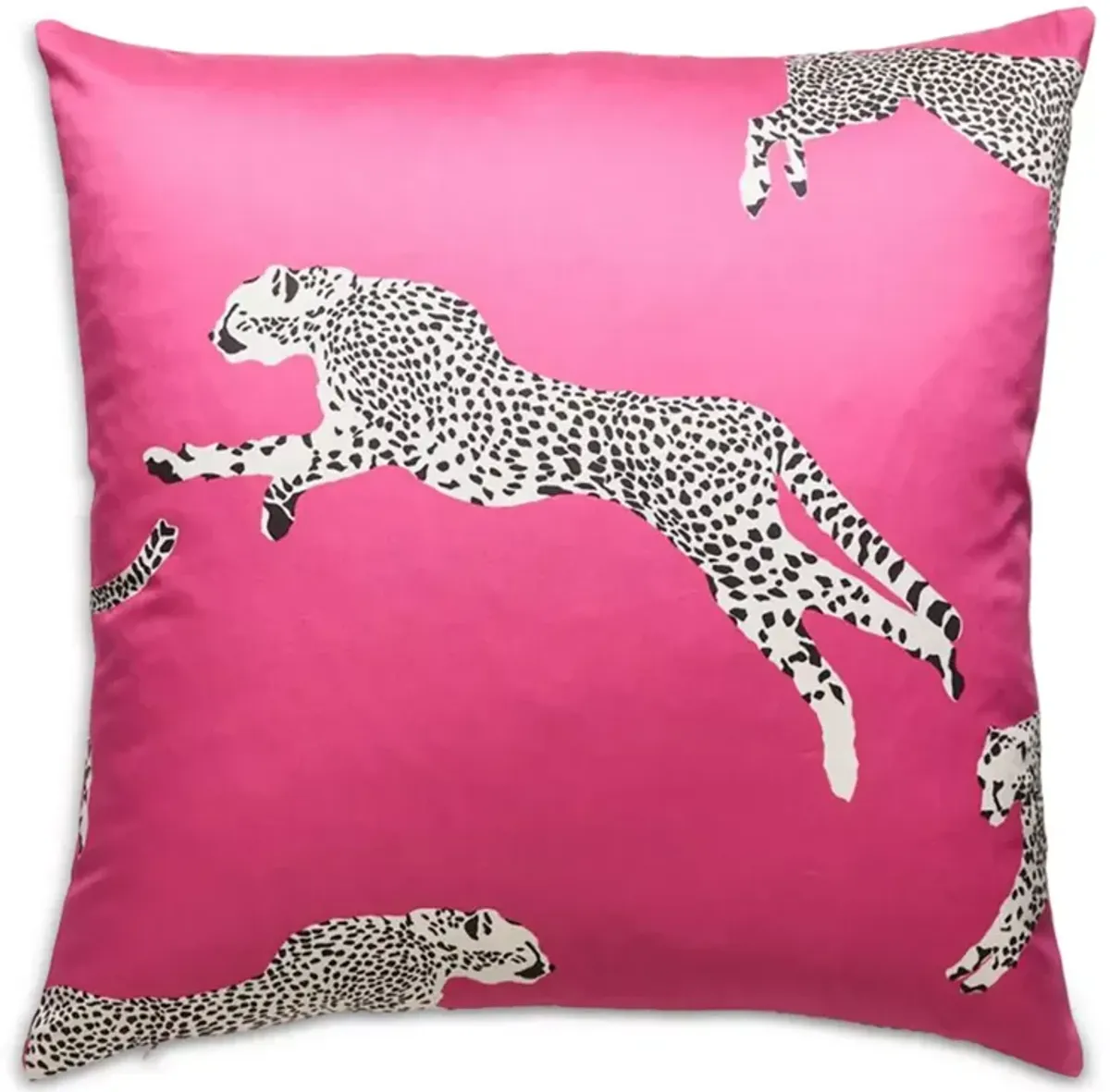 Scalamandre Leaping Cheetah Decorative Pillow, 22" x 22"