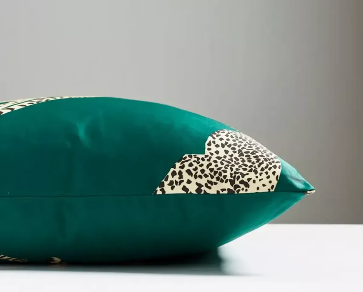 Scalamandre Leaping Cheetah Decorative Pillow, 22" x 22"