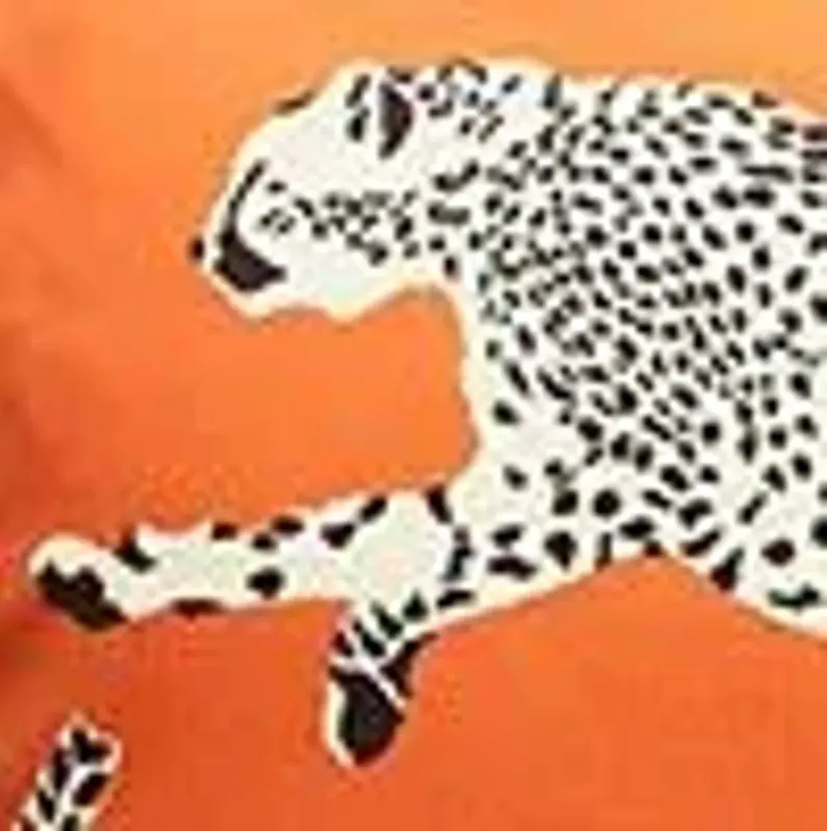 Scalamandre Leaping Cheetah Decorative Pillow, 22" x 22"