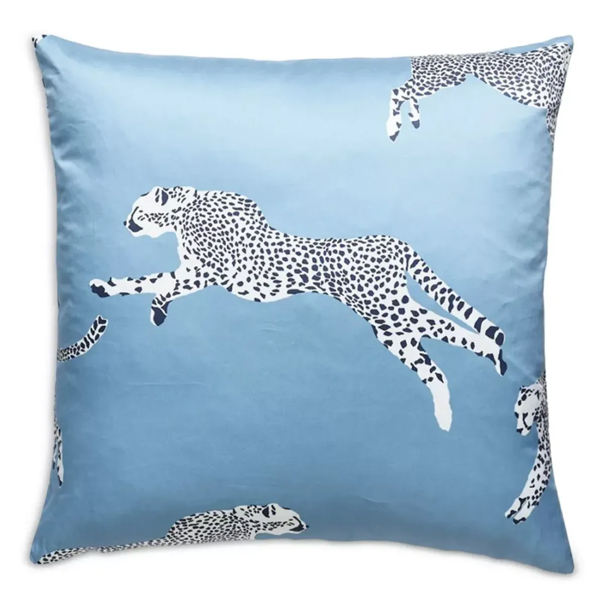 Scalamandre Leaping Cheetah Decorative Pillow, 22" x 22"