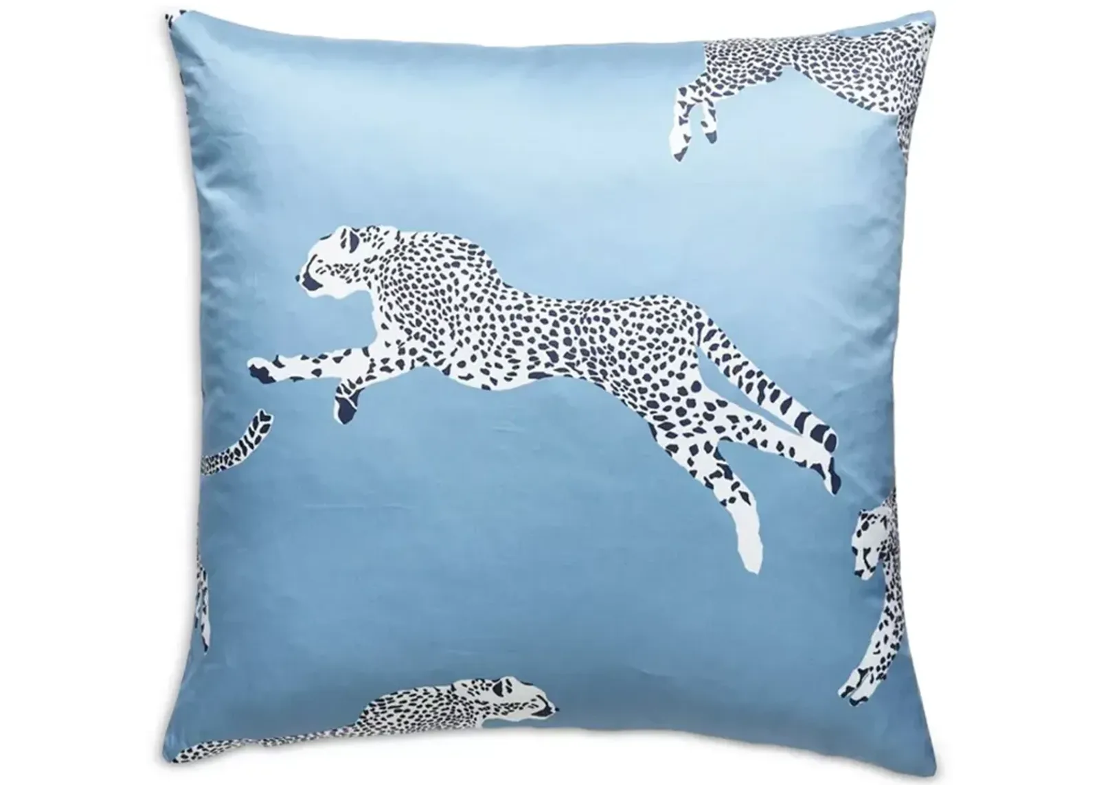 Scalamandre Leaping Cheetah Decorative Pillow, 22" x 22"