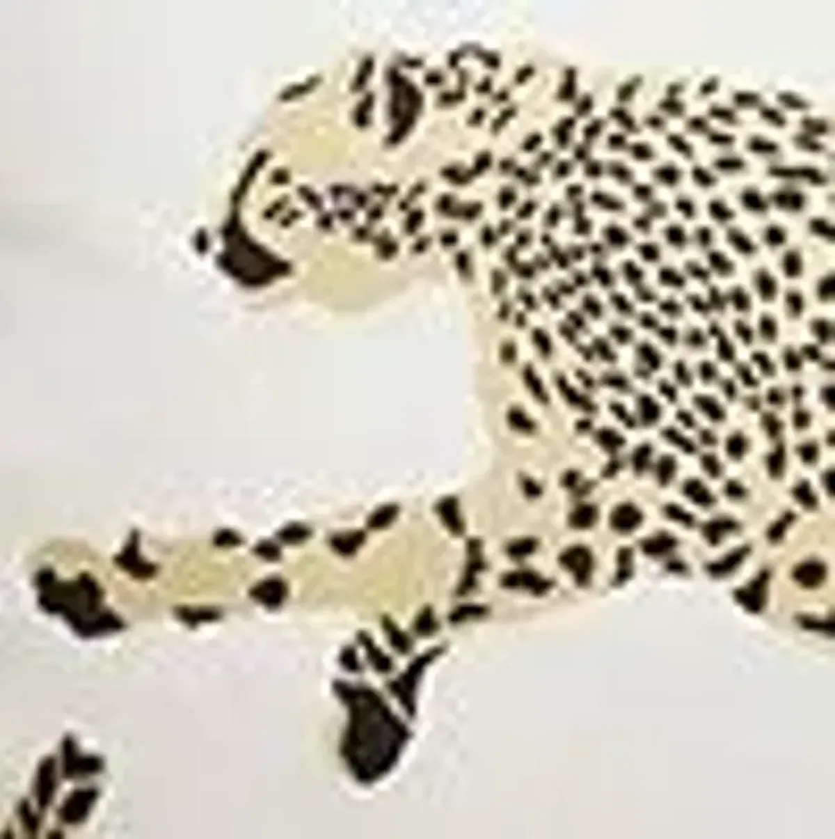 Scalamandre Leaping Cheetah Decorative Pillow, 22" x 22"