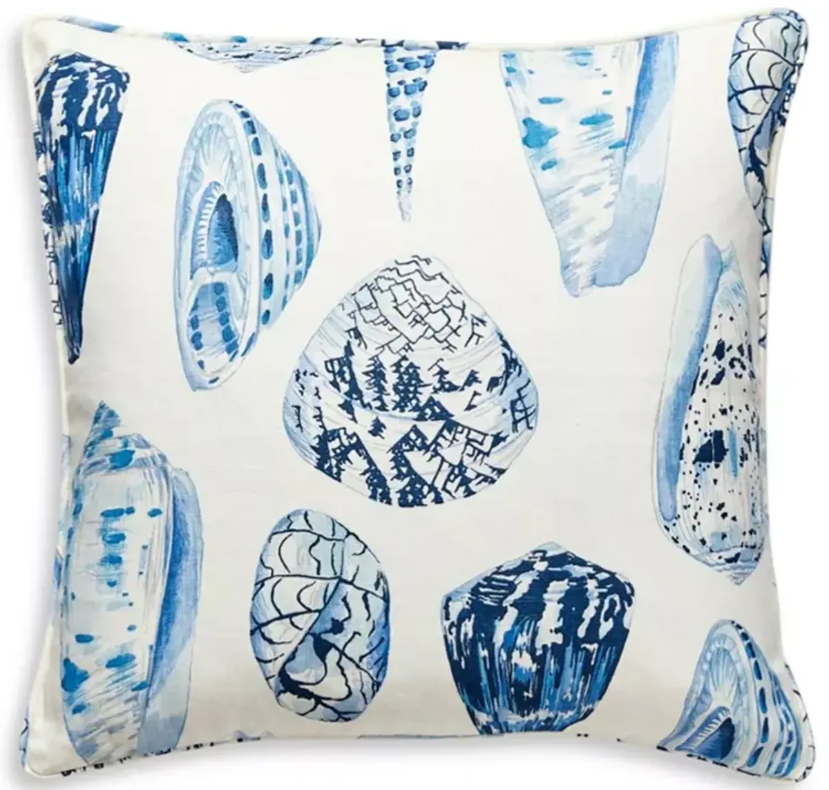 Scalamandre Coquina Linen Print Pillow