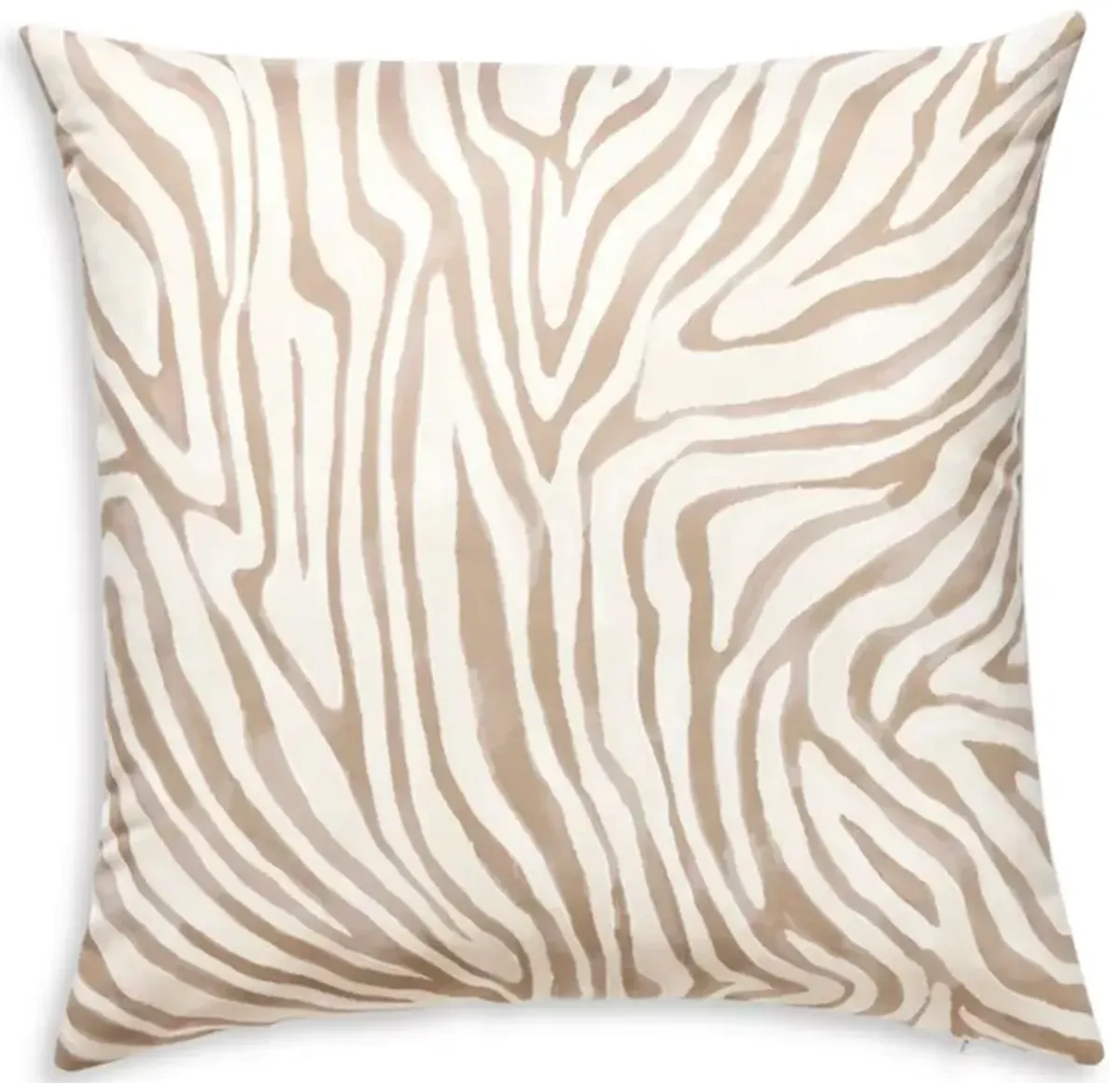 Scalamandre Kenya Faux Suede Decorative Pillow, 22" x 22"