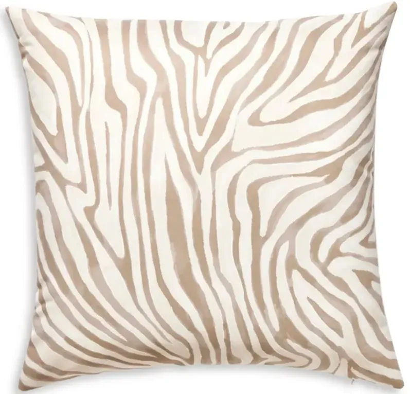Scalamandre Kenya Faux Suede Decorative Pillow, 22" x 22"