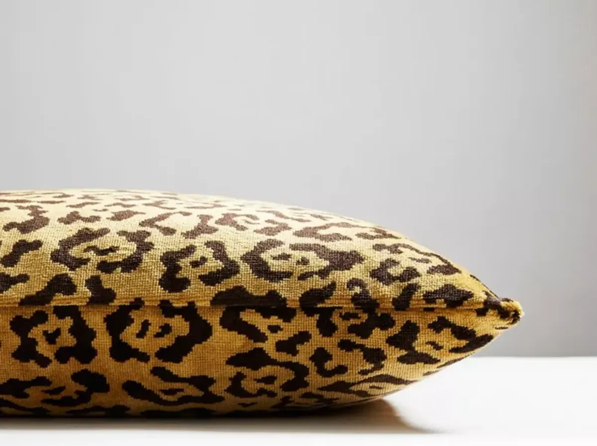 Scalamandre Leopardo Decorative Pillow, 22" x 22"