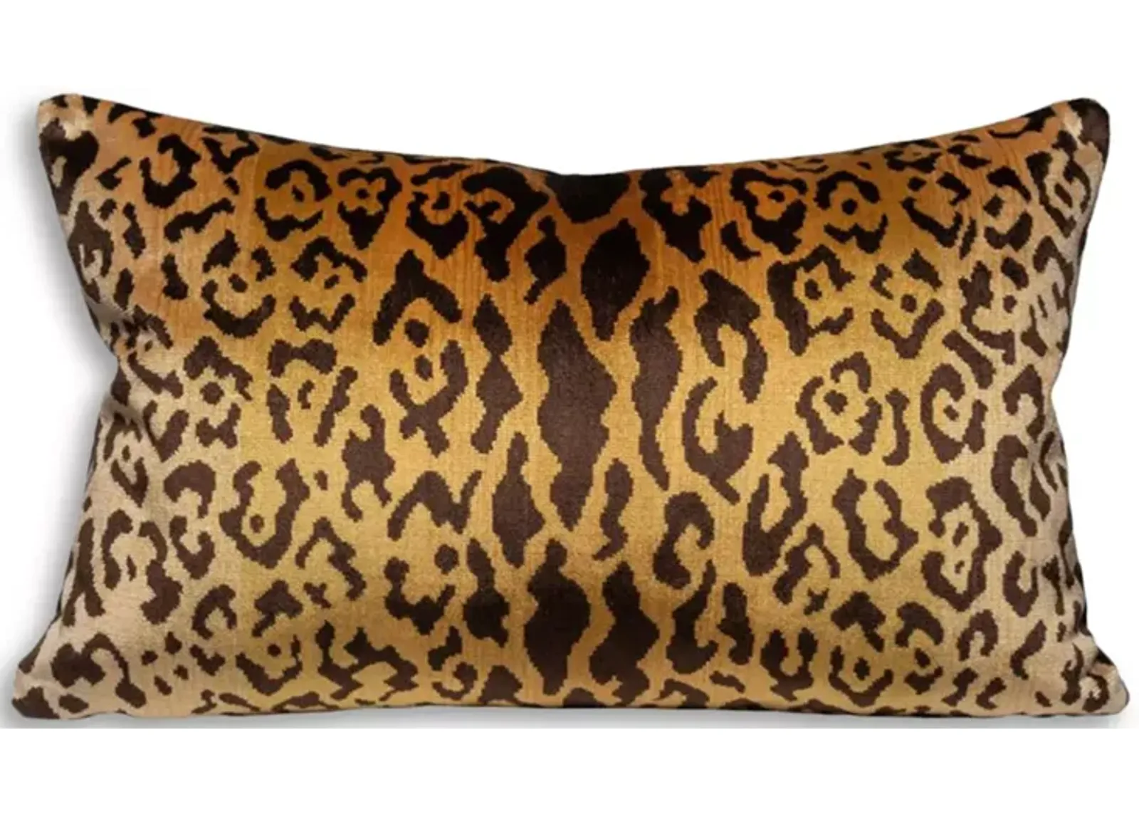 Scalamandre Leopardo Lumbar Decorative Pillow, 22" x 14"