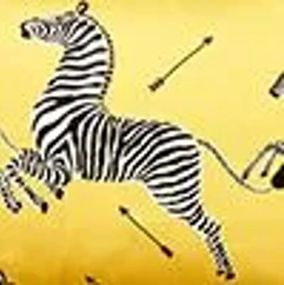 Scalamandre Zebra's Petite Lumbar Decorative Pillow, 22" x 14"