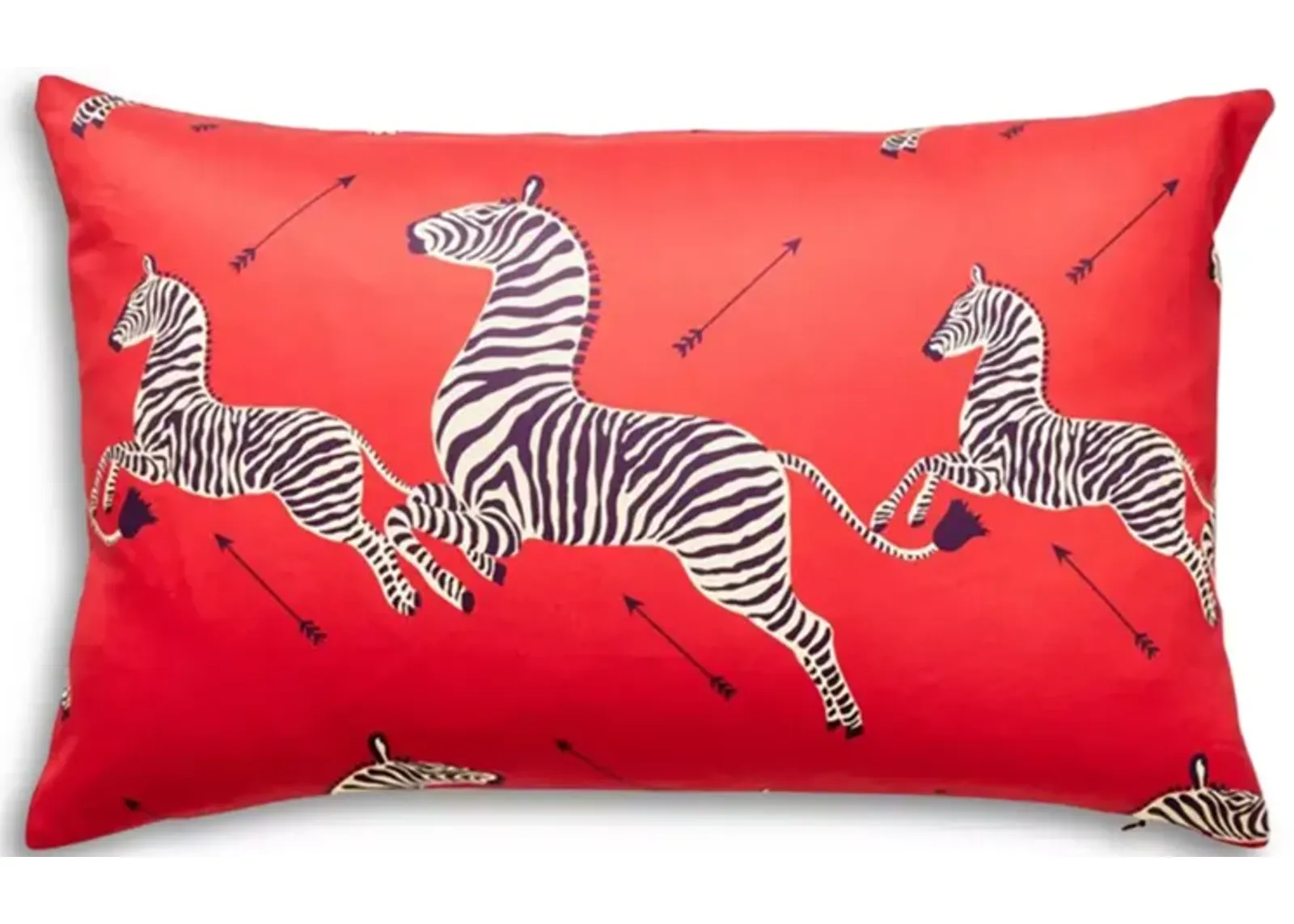 Scalamandre Zebra's Petite Lumbar Decorative Pillow, 22" x 14"