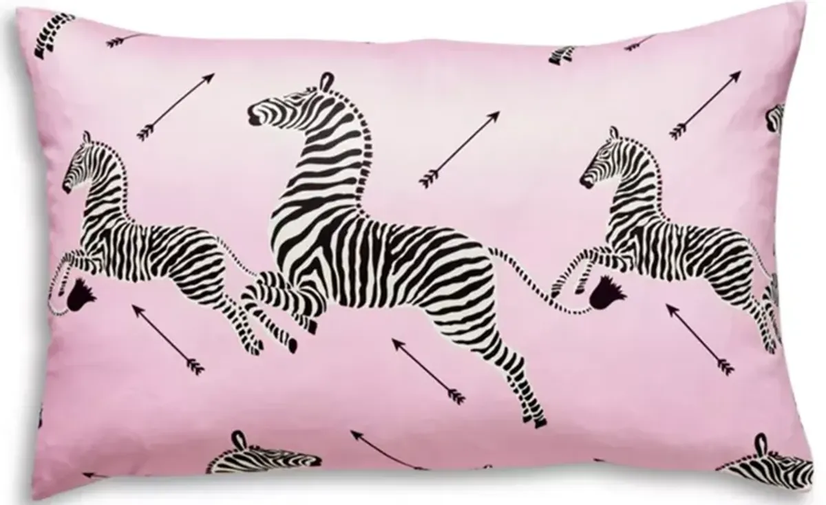 Scalamandre Zebra's Petite Lumbar Decorative Pillow, 22" x 14"