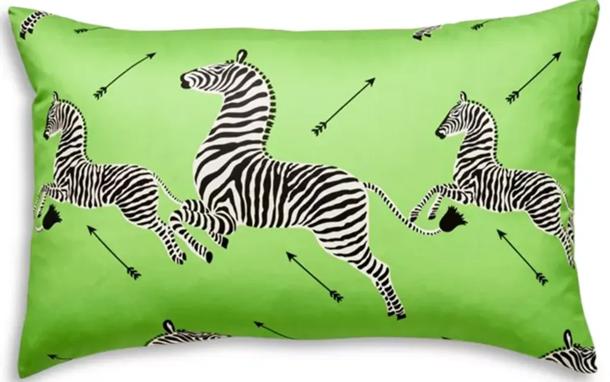 Scalamandre Zebra's Petite Lumbar Decorative Pillow, 22" x 14"