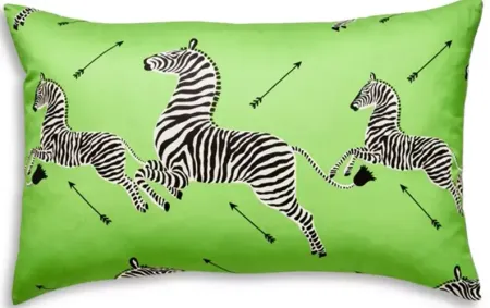 Scalamandre Zebra's Petite Lumbar Decorative Pillow, 22" x 14"