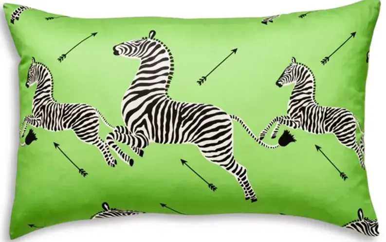 Scalamandre Zebra's Petite Lumbar Decorative Pillow, 22" x 14"