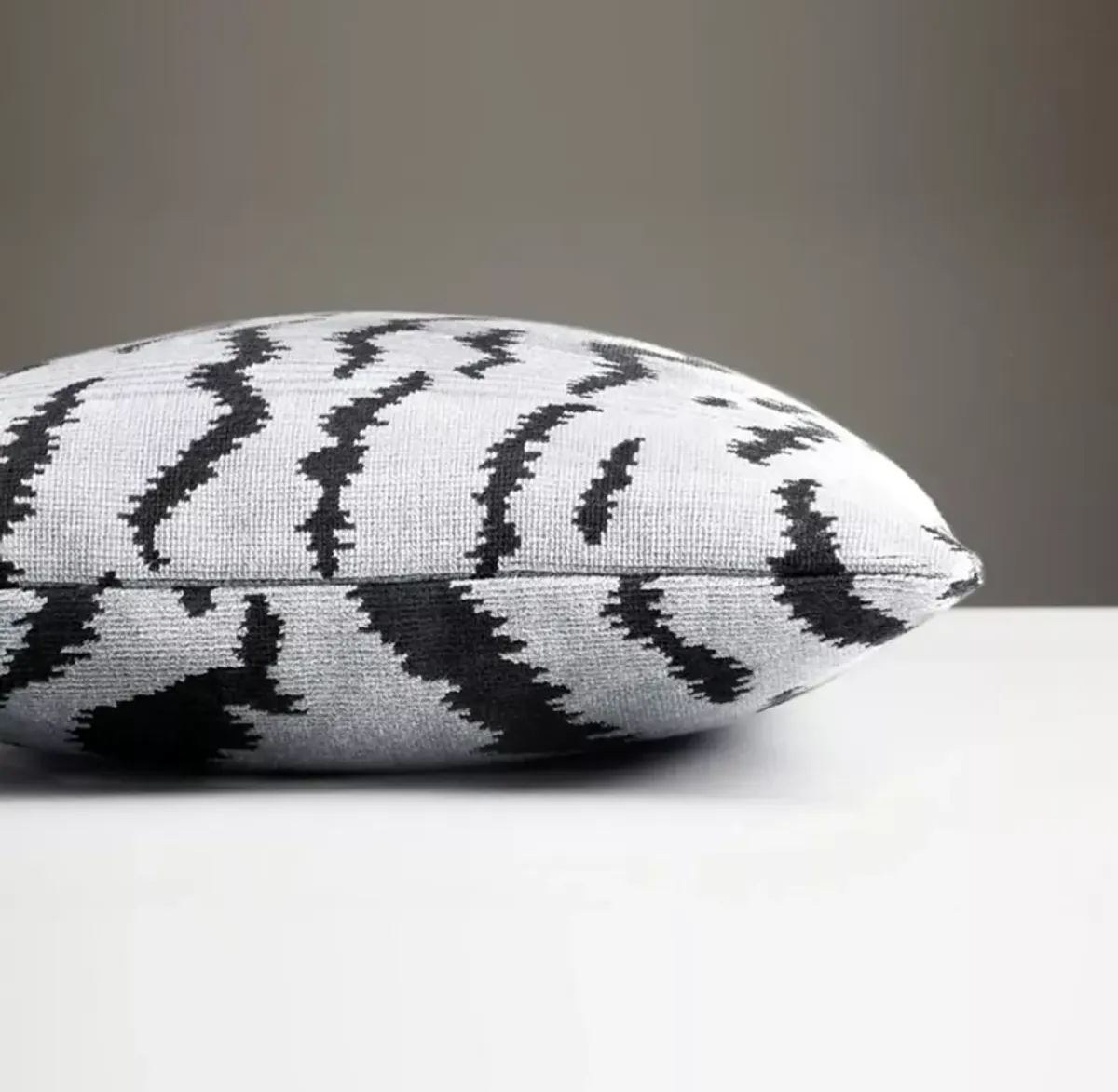 Scalamandre Tigre Lumbar Decorative Pillow, 22" x 14"