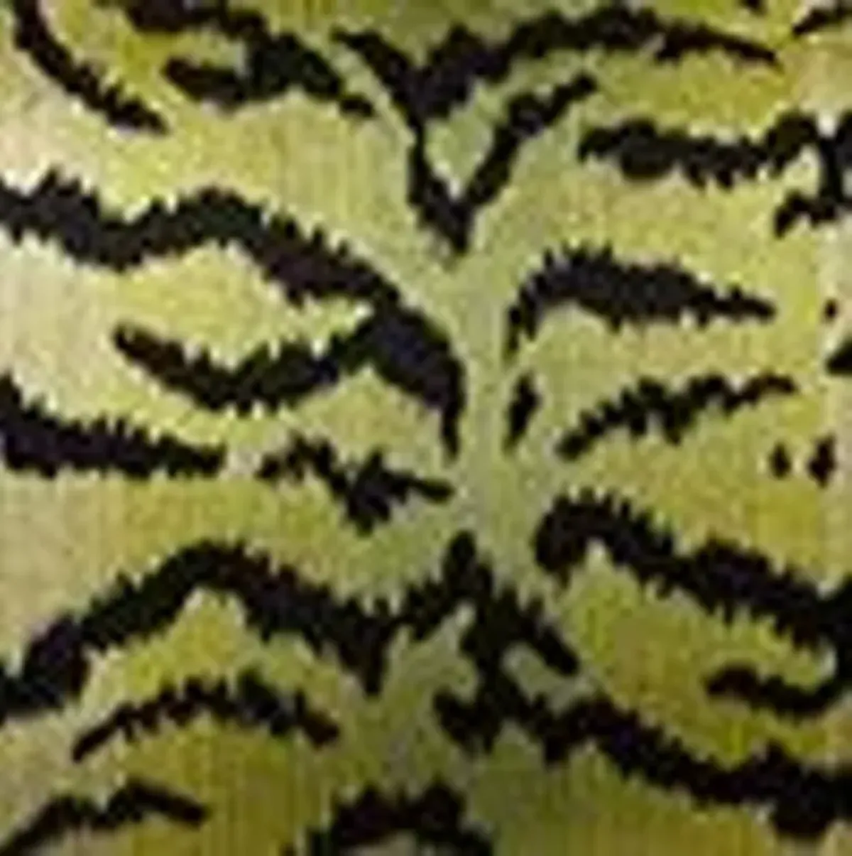 Scalamandre Tigre Lumbar Decorative Pillow, 22" x 14"