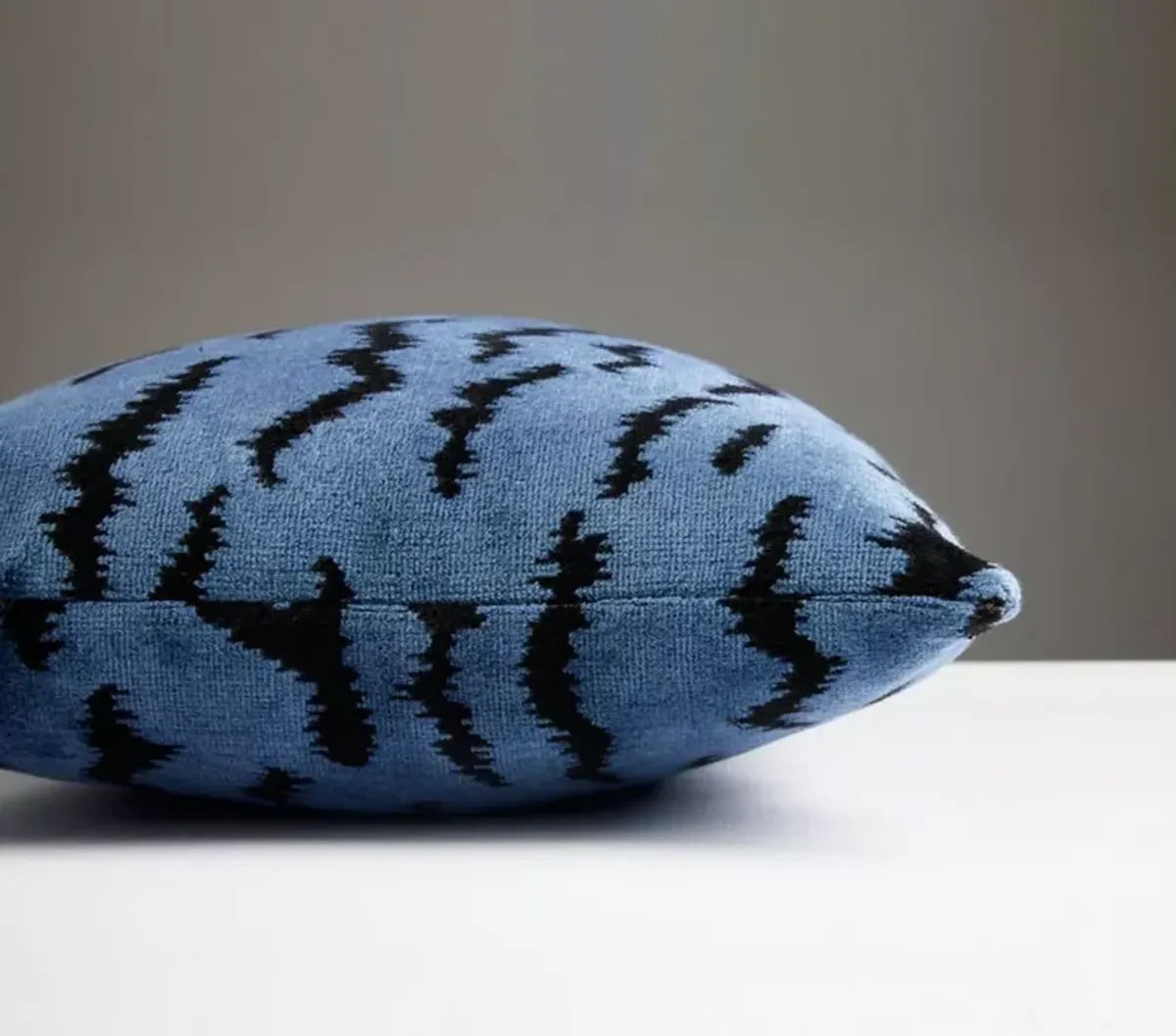 Scalamandre Tigre Lumbar Decorative Pillow, 22" x 14"