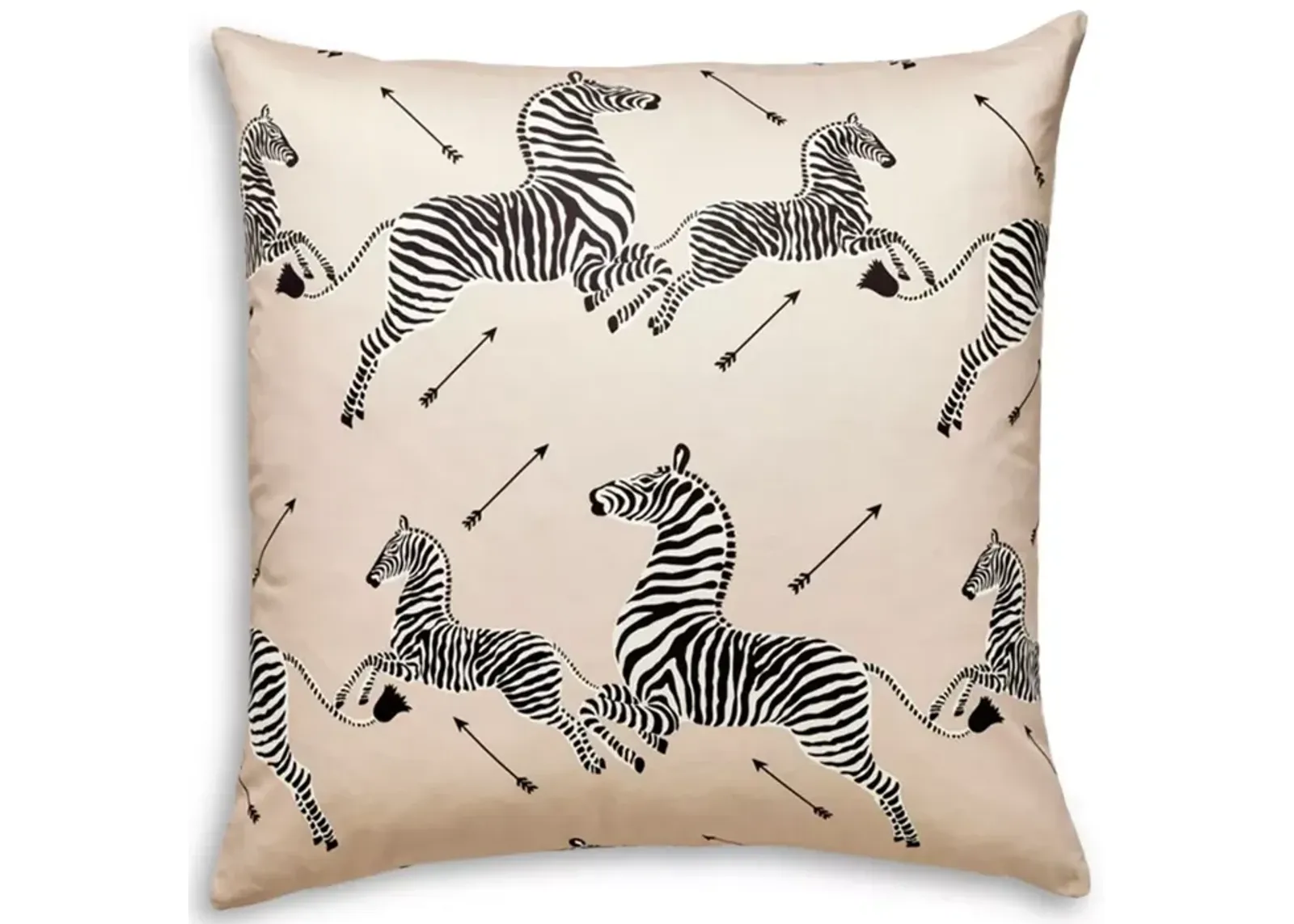 Scalamandre Zebra's Petite Decorative Pillow, 22" x 22"