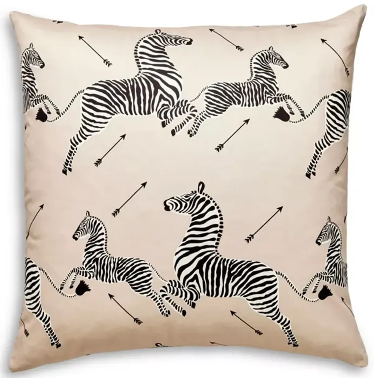 Scalamandre Zebra's Petite Decorative Pillow, 22" x 22"