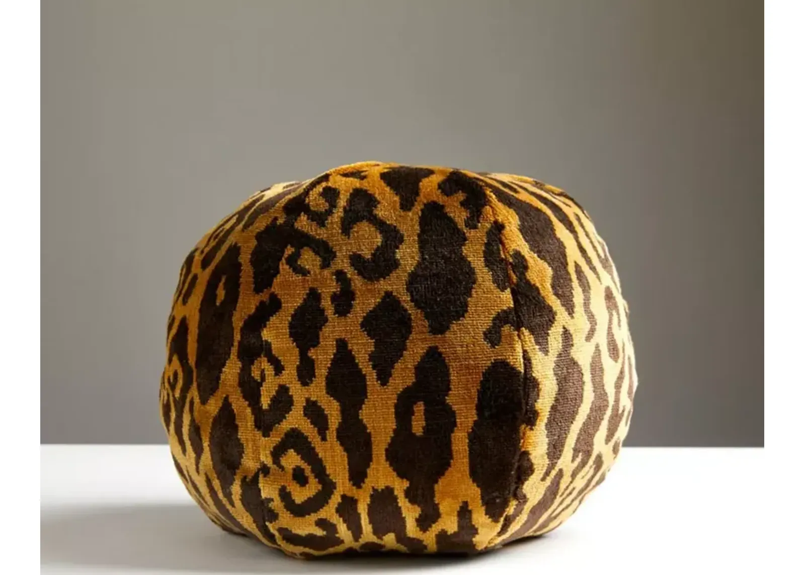 Scalamandre Leopardo Sphere Decorative Pillow, 12"