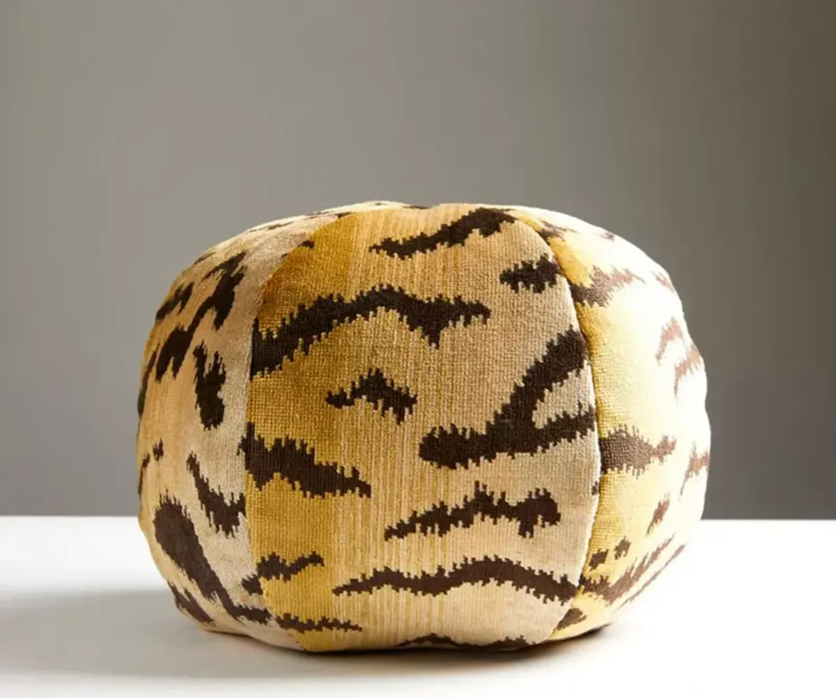 Scalamandre Tigre Sphere Decorative Pillow, 12"