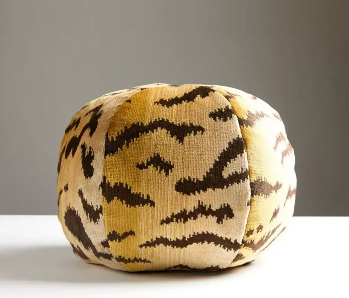 Scalamandre Tigre Sphere Decorative Pillow, 12"