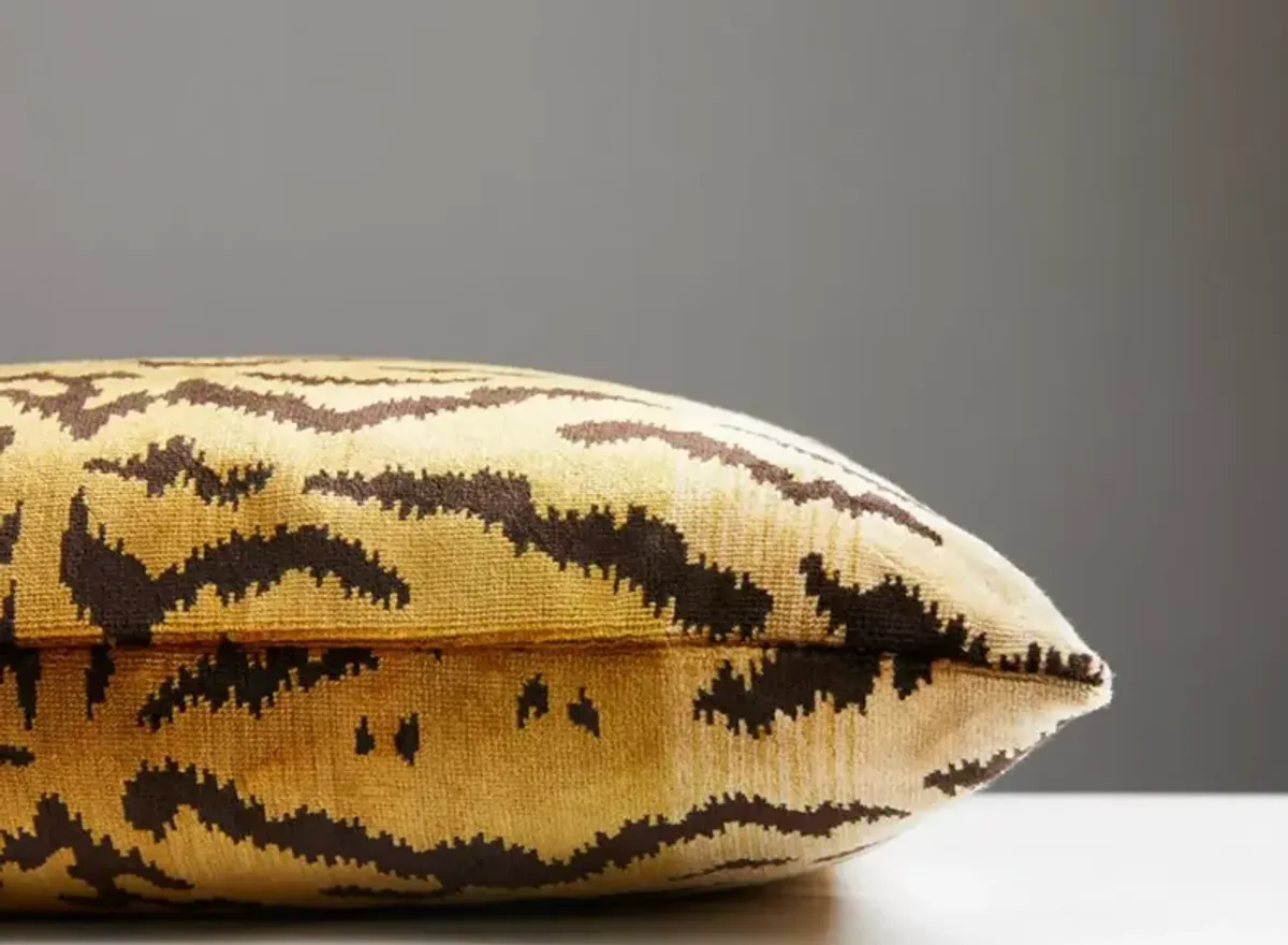 Scalamandre Tigre Decorative Pillow, 22" x 22"